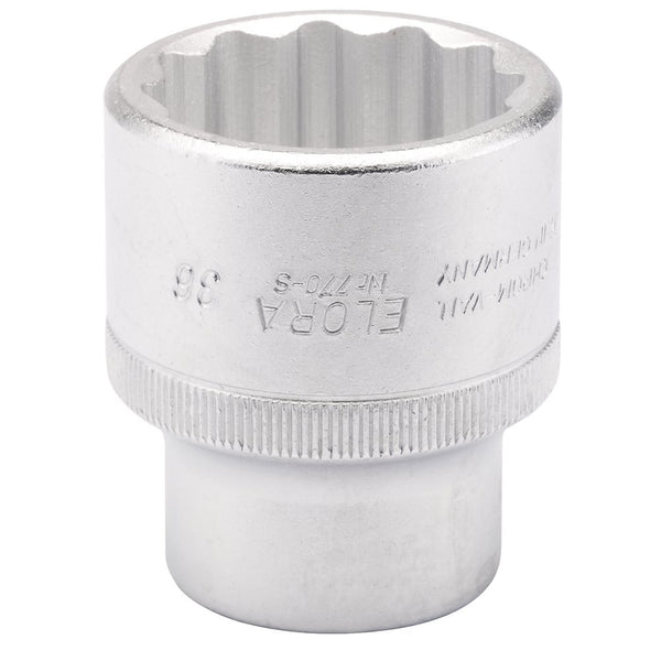 Elora Bi-Hexagon Socket, 3/4" Sq Dr, 36mm