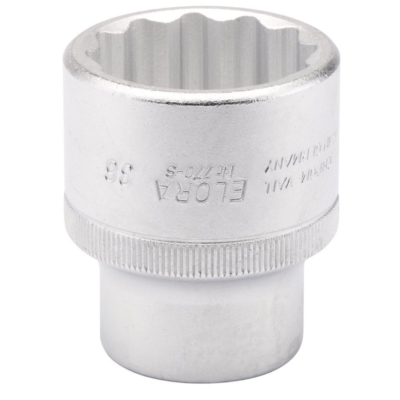 Elora Bi-Hexagon Socket, 3/4" Sq Dr, 36mm