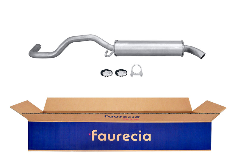 FAURECIA 8LD 366 036-611 Rear Muffler - Easy2Fit® Kit - fits VW TOURAN (1T3) 2.0 TDI