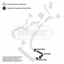 Borg & Beck Turbo Hose Part No -BTH1186