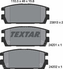 Textar Brake Pad Set - 2381301