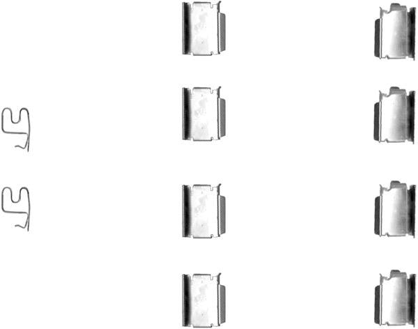 Textar Brake Pad Fitting Kit - 82060200