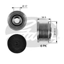 Gates DriveAlign Overrunning Alternator Pulley - OAP7049