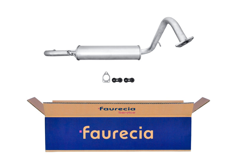 FAURECIA 8LD 366 036-181 Rear Muffler - Easy2Fit® Kit - fits VW GOLF II (19E, 1G1)
