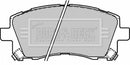 Borg & Beck Brake Pad Set - BBP1680