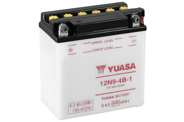 Yuasa 12N9-4B-1 (CP) 12V Conventional Motorcycle Battery