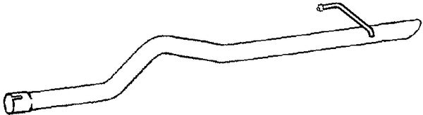 Klarius MZ481L - Tail Pipe