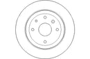 Disctech Brake Disc - Fits Chevrolet, Chrysler - ABD3059 - Rear Axle