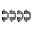 Borg & Beck Fitting Kit - Pads Part No -BBK1258