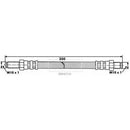 Borg & Beck Brake Hose Part No -BBH6534