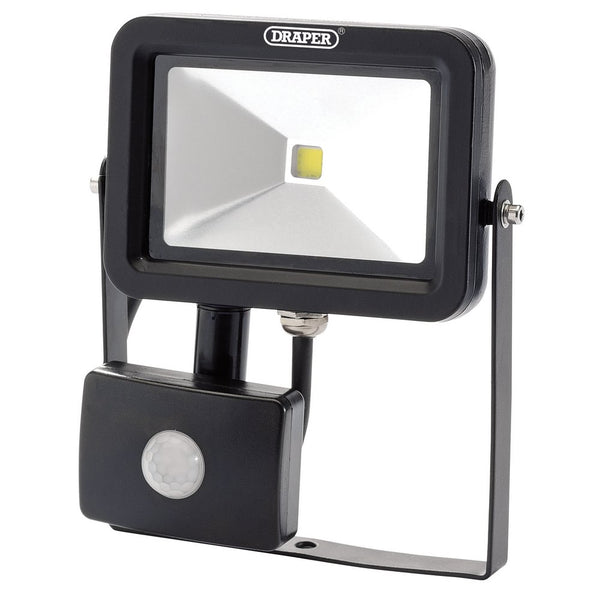 COB LED Slimline Wall Mounted Floodlight with PIR Sensor, 10W, 700 Lumens