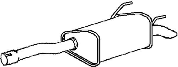 Klarius GM477B - Box With Tail Pipe Left Hand