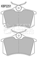 Key Parts Brake Pad Set -KBP2251