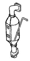 Klarius 325326 - Catalyst Type Approved  - Fits Citroen C1 II 1.0l Cat