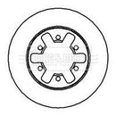 Borg & Beck Brake Disc Pair Part No -BBD5009