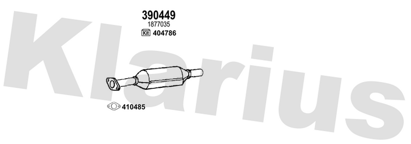 Klarius 390449 - Diesel Particulate Filter  - Fits Ford C-Max 2.0 TDCi