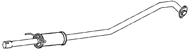 Klarius TY746P - Box With Centre Pipe  - Fits Toyota Avensis 2.2D-4D
