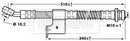 Borg & Beck Brake Hose Part No -BBH7033