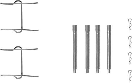 Mintex Brake Fitting Kit fits -MercedesBenz Peugeot MBA1149 (also fits other vehicles)