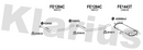 Klarius FE1284C - Centre Pipe  - Fits Ford Grand C-Max 2 1.5 Ecoboost
