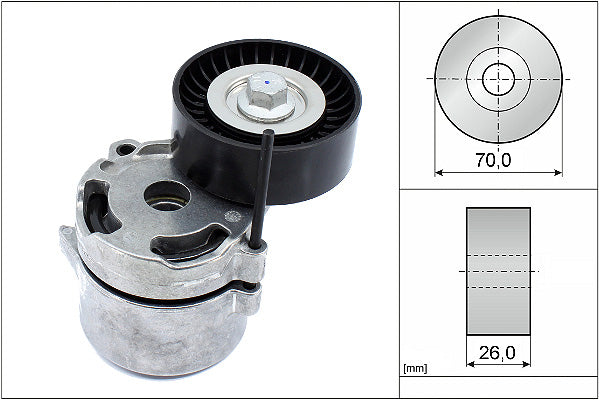 INA Tensioner Lever - V-Ribbed Belt - Part No - 534071110