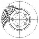 Borg & Beck Brake Disc Single Part No -BBD5756S