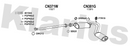 Klarius CN371W - Front Pipe  - Fits Citroen Relay 1.9D