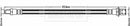 Borg & Beck Brake Hose Part No -BBH8096