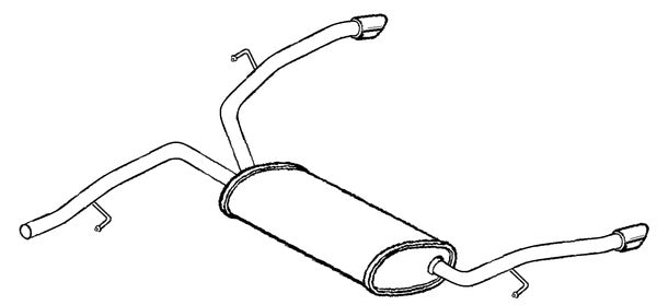 Klarius PG1082G - Box With Tail Pipe