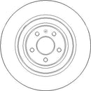 Disctech Brake Disc - Fits Audi, Bmw - ABD3373 - Rear Axle