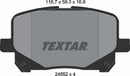 Textar Brake Pad Set - 2452201