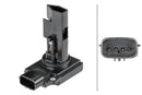 HELLA 8ET 358 095-401 Air Mass Sensor - 5-pin connector - Pipe-neck
