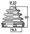 First Line Cv Joint Boot Kit Part No -FCB6419