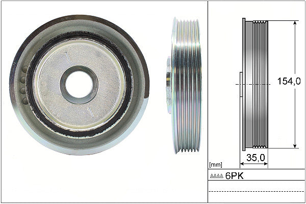 INA Belt Pulley Crankshaft Part No - 544011210
