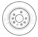 Key Parts Brake Disc Pair Part No -KBD4396