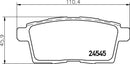 Mintex Brake Pad Set fits -Mazda MDB2886 (also fits other vehicles)