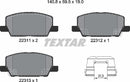 Textar Brake Pad Set - 2231102