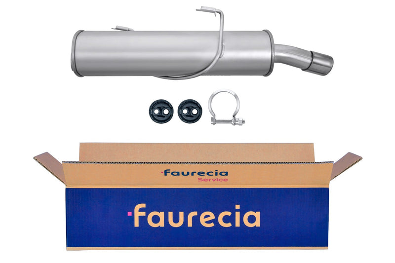 FAURECIA 8LD 366 033-921 Rear Muffler - Easy2Fit® Kit - fits RENAULT 4