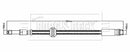 Borg & Beck Brake Hose Part No -BBH8838
