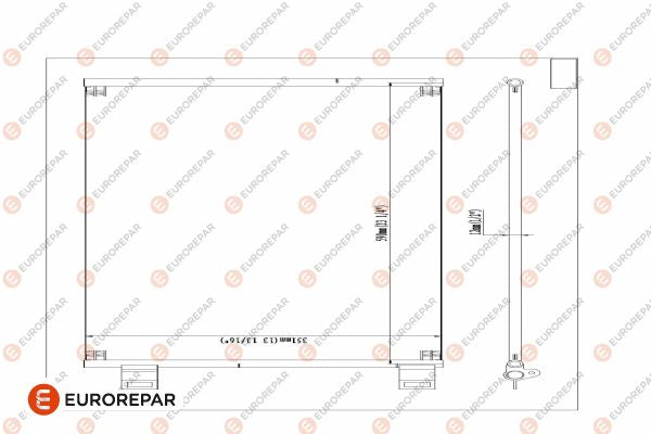 Eurorepar Air Conditioning Condenser - 1618099880