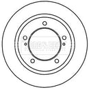 Borg & Beck Brake Disc Pair Part No -BBD5251