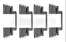 Borg & Beck Fitting Kit - Pads Part No -BBK1393