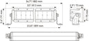 HELLA 1FJ 358 196-621 LED-Spotlight - Black Magic Double Row Curved Lightbar 40" - 12/24V - 9222lm