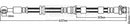 Borg & Beck Brake Hose Part No -BBH8039