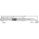 Borg & Beck Brake Hose Part No -BBH6586