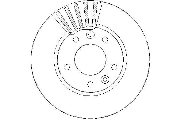 Disctech Brake Disc - Fits Audi, Kia - ABD3014 - Front Axle