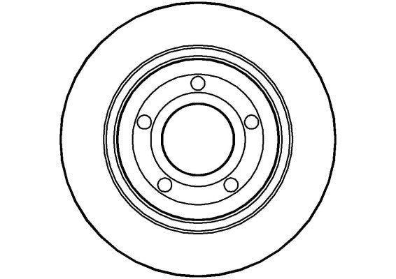 Disctech Brake Disc - Fits Audi, Mazda - ABD2885 - Rear Axle