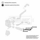 Borg & Beck Turbo Hose Part No -BTH1105