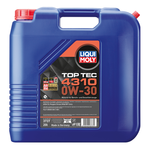 Liqui Moly - Top Tec 4310 0W30 20ltr