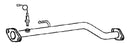 Klarius SZ125Q - Centre Pipe  - Fits Suzuki Grand Vitara 1.9DDiS